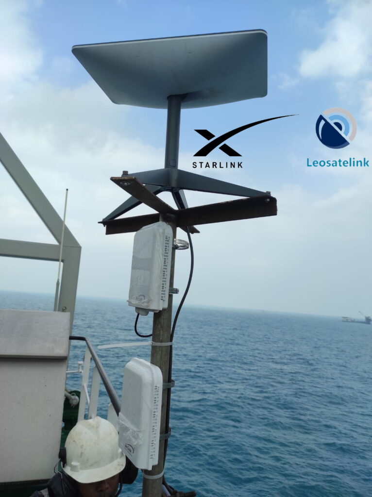 Aktivasi Starlink Maritime Leosatelink